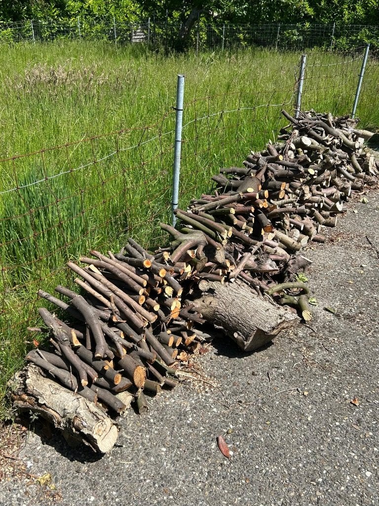 Te koop haard hout, Minder dan 3 m³, Ophalen, Overige houtsoorten, Blokken