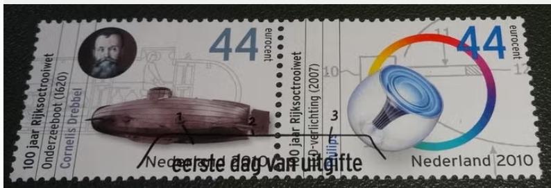 Rijksoctrooiwet - Paar 2697#2698 - 2010 - LED - Onderzeeboot, Verzenden, Na 1940, Gestempeld