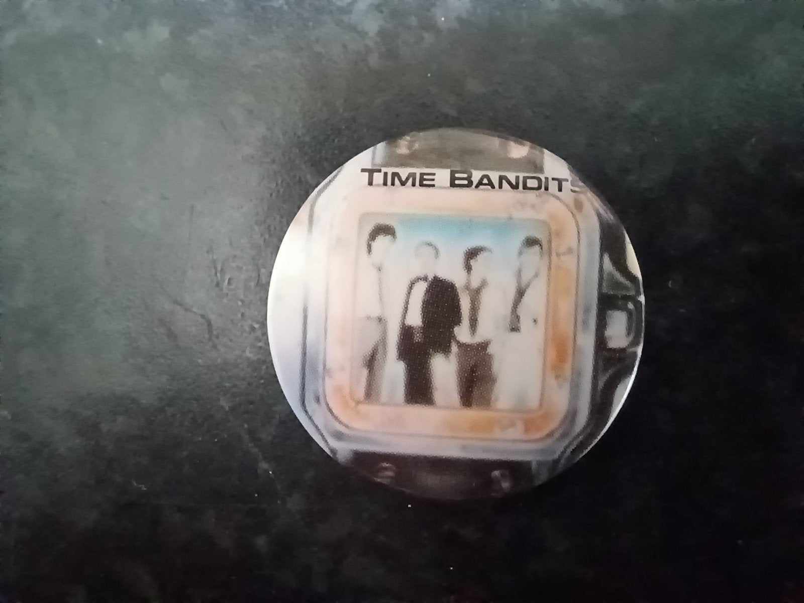 Button Time Bandits, Ophalen of Verzenden, Gebruikt, Overige onderwerpen, Button
