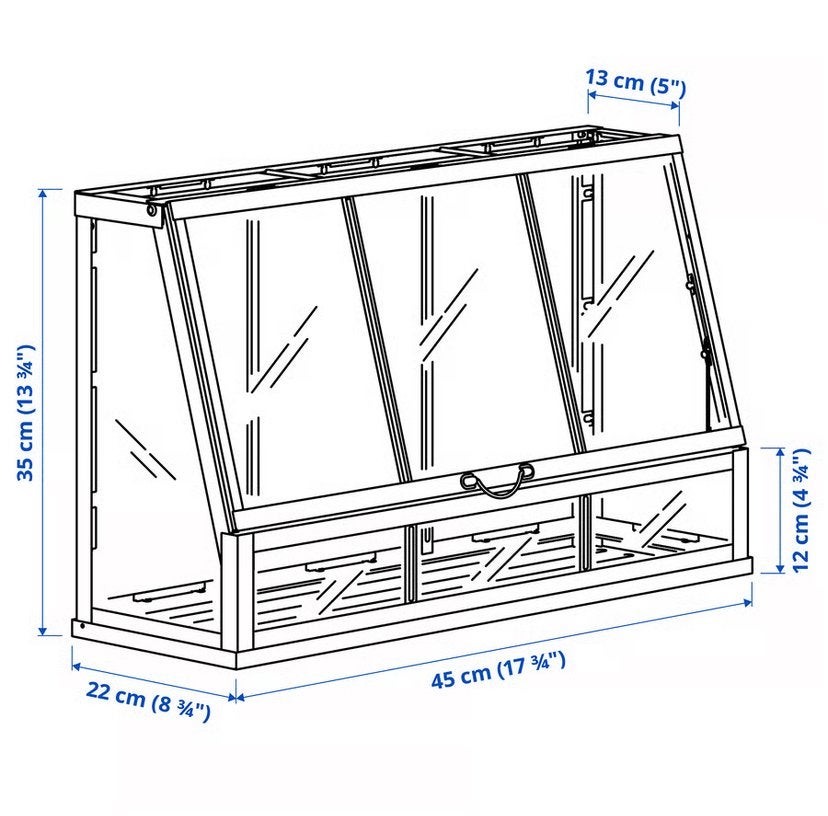 IKEA ÅKERBÄR Kweekkasje, Overige materialen, Kweekkas, Zo goed als nieuw, Ophalen