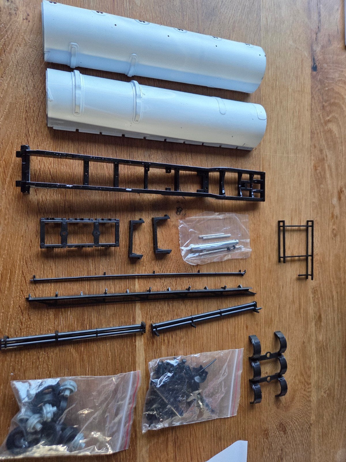 Tekno oplegger bulk silo bouwkit, Hobby en Vrije tijd, Ophalen of Verzenden, Gebruikt, Bus of Vrachtwagen, Tekno