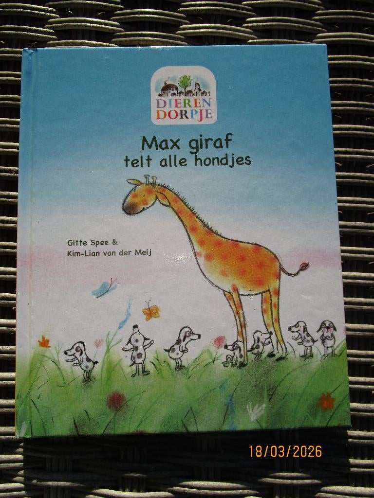 Dierendorpje  / Max giraf telt alle hondjes, Ophalen of Verzenden, Gelezen, Gitte Spee, Fictie algemeen
