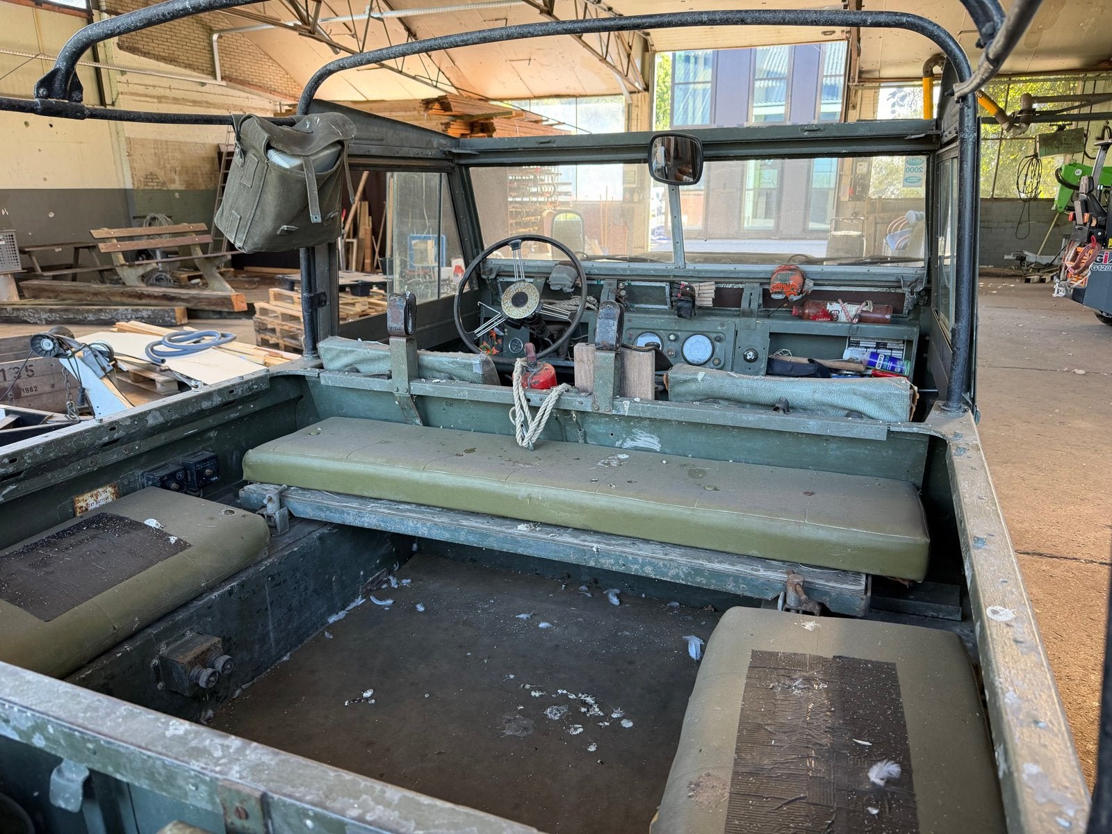 Land Rover 1962 Groen oldtimer, foto 5