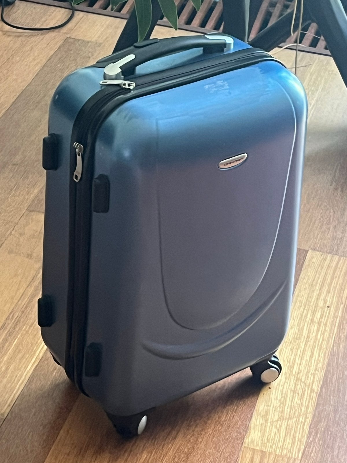 Oakman handbagage koffer 55x35x23 cm met trekstang en wieltj, Ophalen, 40 tot 60 cm, Wieltjes, Gebruikt