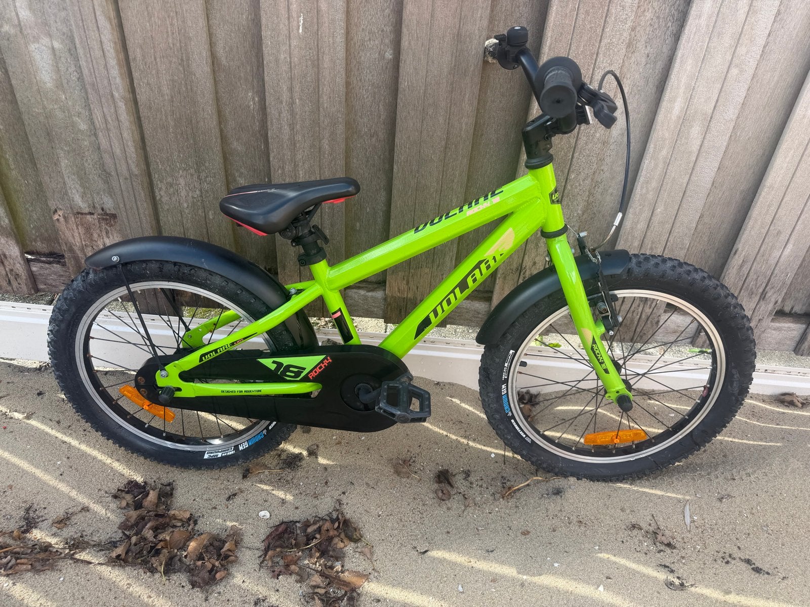 Jongensfiets 18 inch met terugtraprem - Volare Rocky, Ophalen, Gebruikt, 16 tot 20 inch