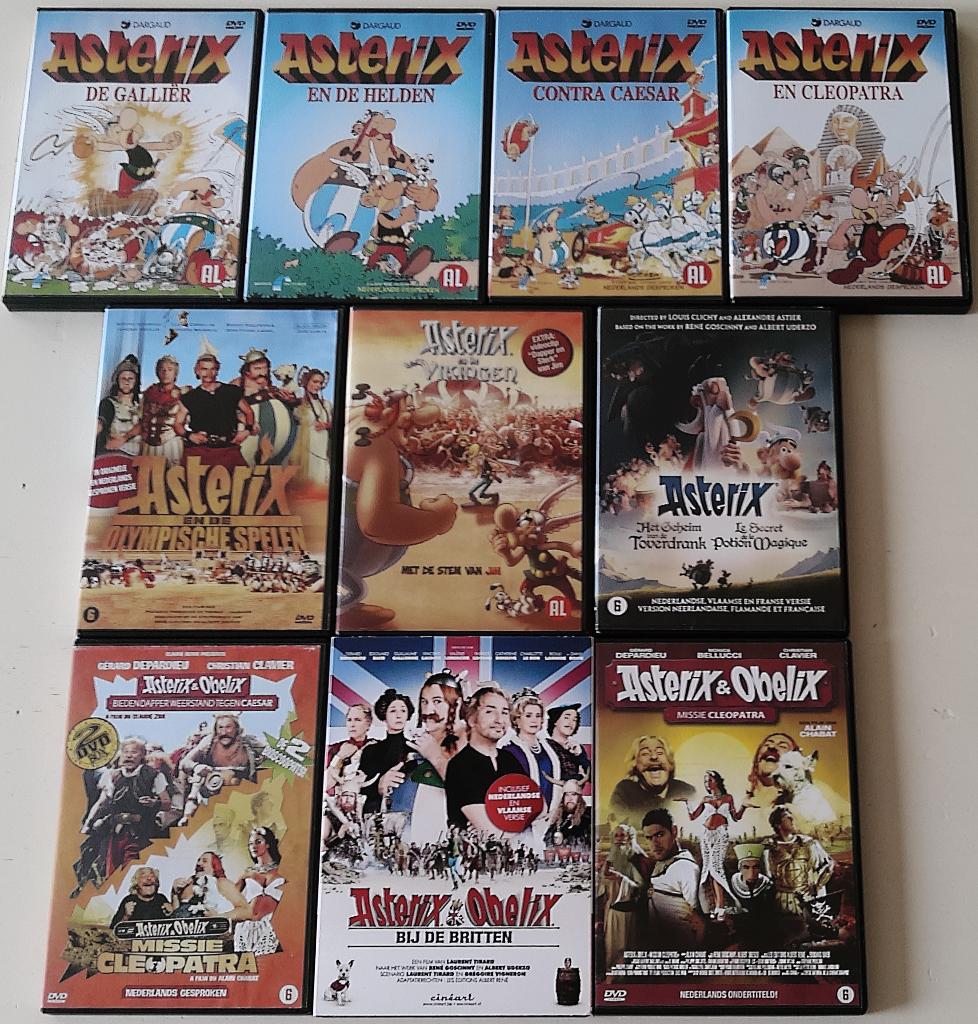 Dvd *** ASTERIX & OBELIX *** 10 stuks, Alle leeftijden, Ophalen of Verzenden, Zo goed als nieuw, Boxset