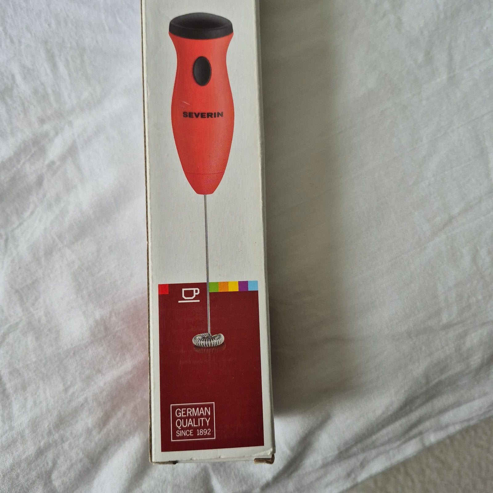 Nieuwe Severin Melkopschuimer SM 3591 - Rood, Ophalen of Verzenden, Nieuw, Handmatige melkopschuimer