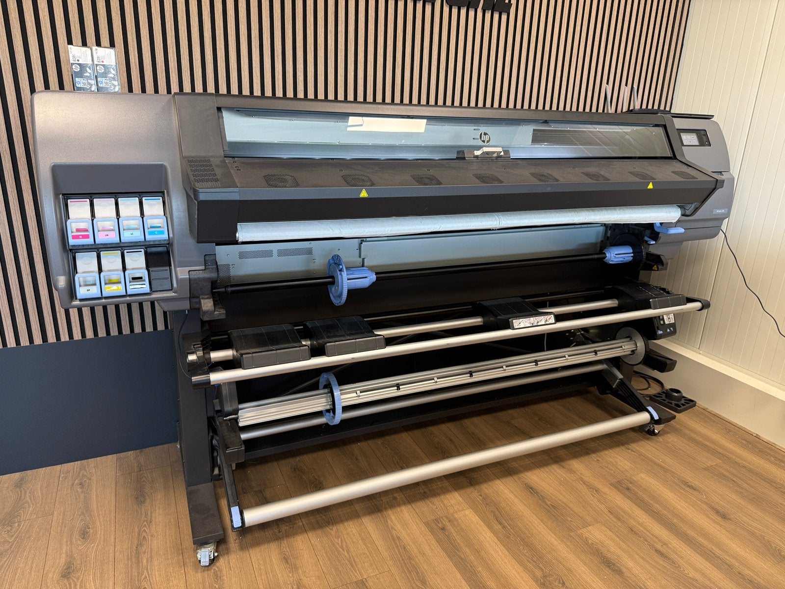 Hp Latex 330 printer met oprolsysteem in nette staat, Computers en Software, Printers, Ophalen, Gebruikt, Fotoprinter, Inkjetprinter