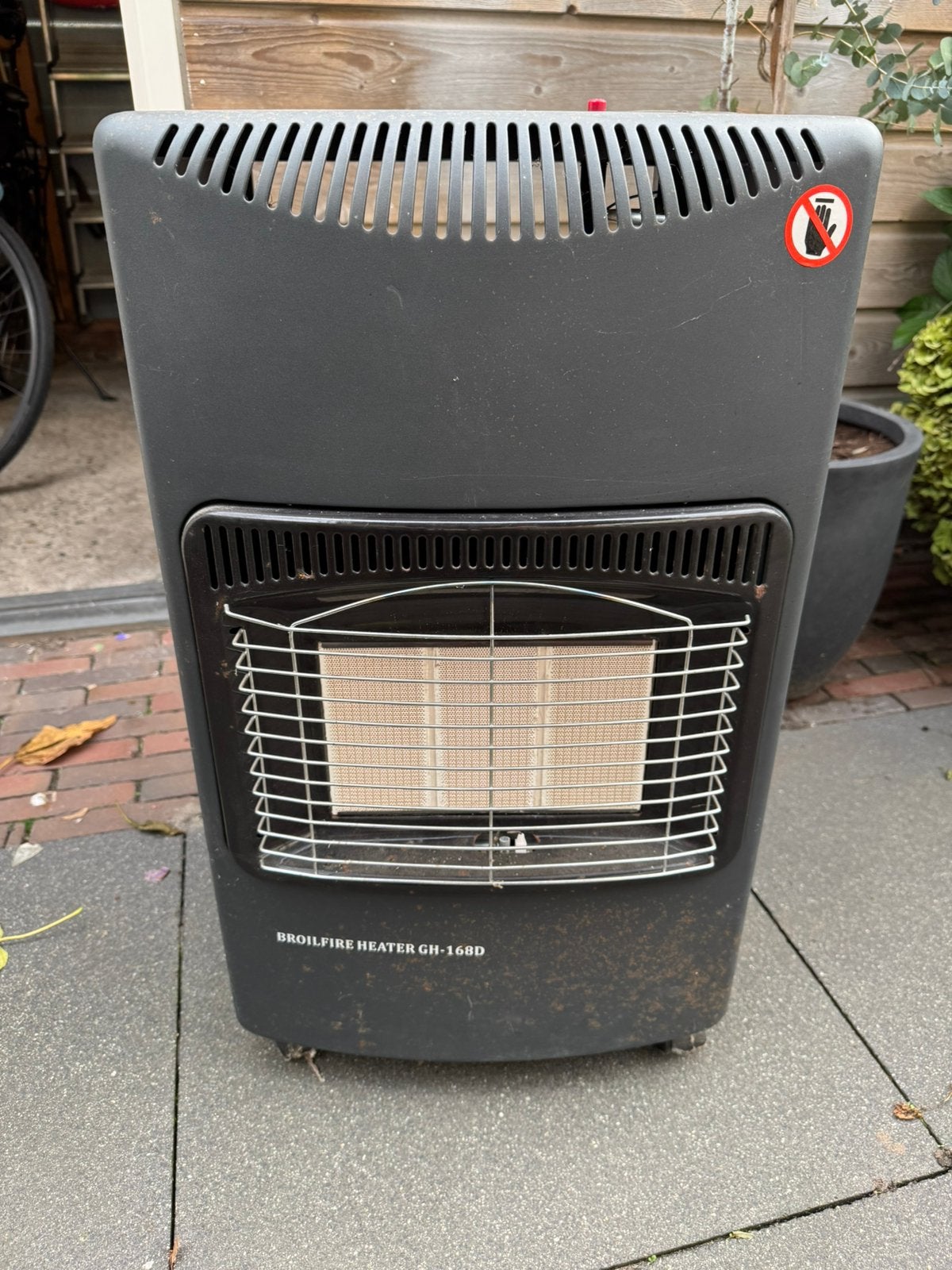Broilfire heater GH-168D, Ophalen, Gebruikt, Gas, Vrijstaand