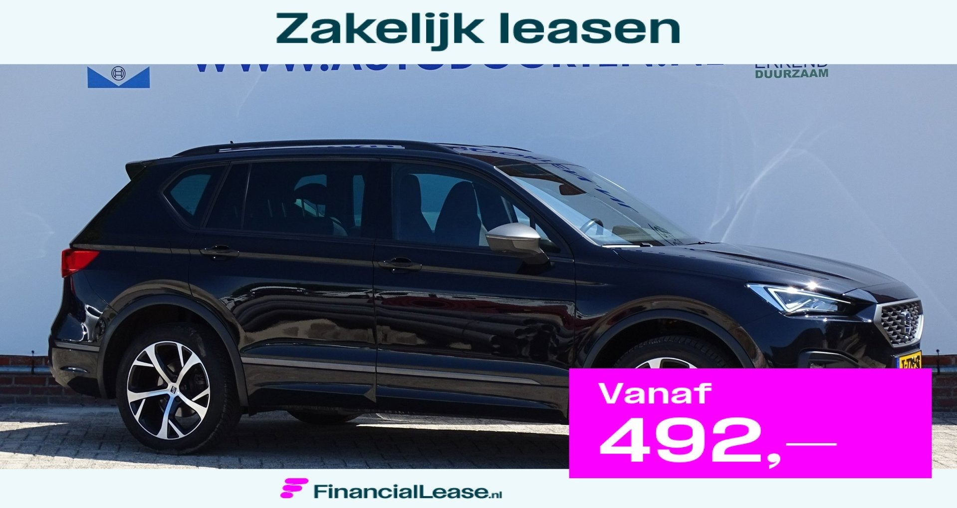 Seat Tarraco 1.5 TSI FR Business Intense|El.Trekhaak|360 Cam, 4 cilinders, 150 pk, Automatische klimaatregeling, Leder en Stof