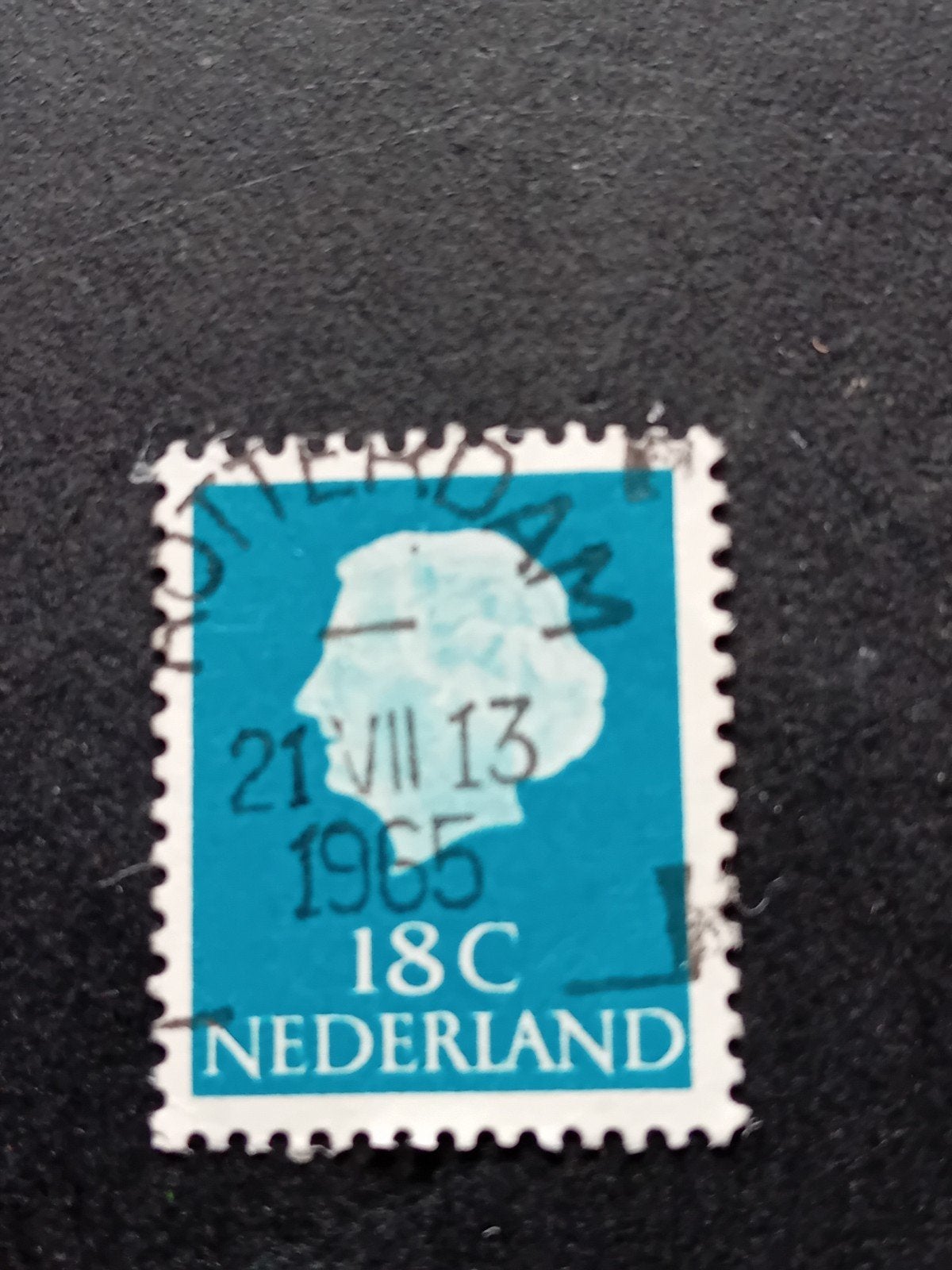 Nederlandse postzegel 1965, 18C, gestempeld, Ophalen of Verzenden
