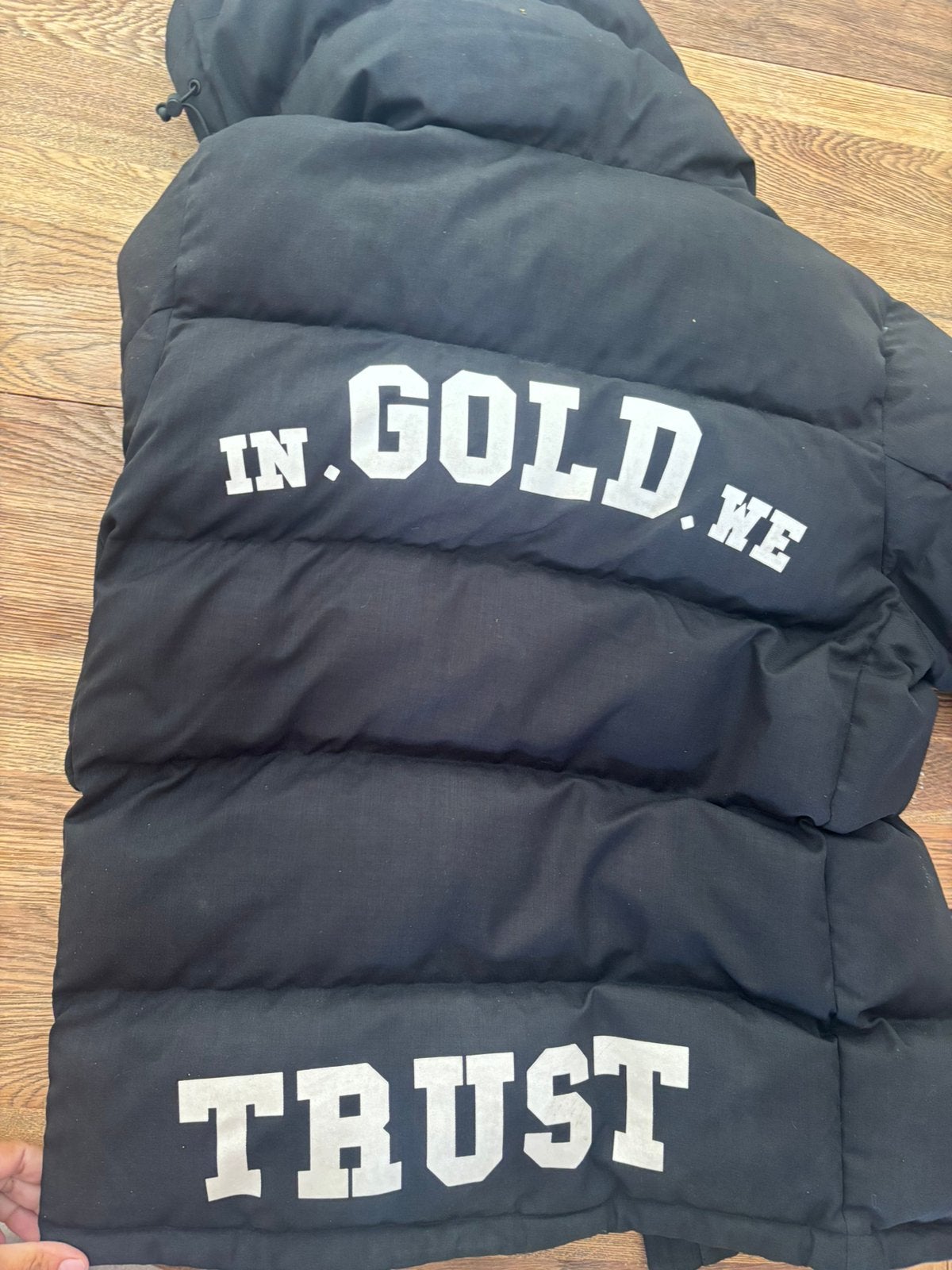In gold we trust winter jas maat M, Ophalen, Zo goed als nieuw, Zwart