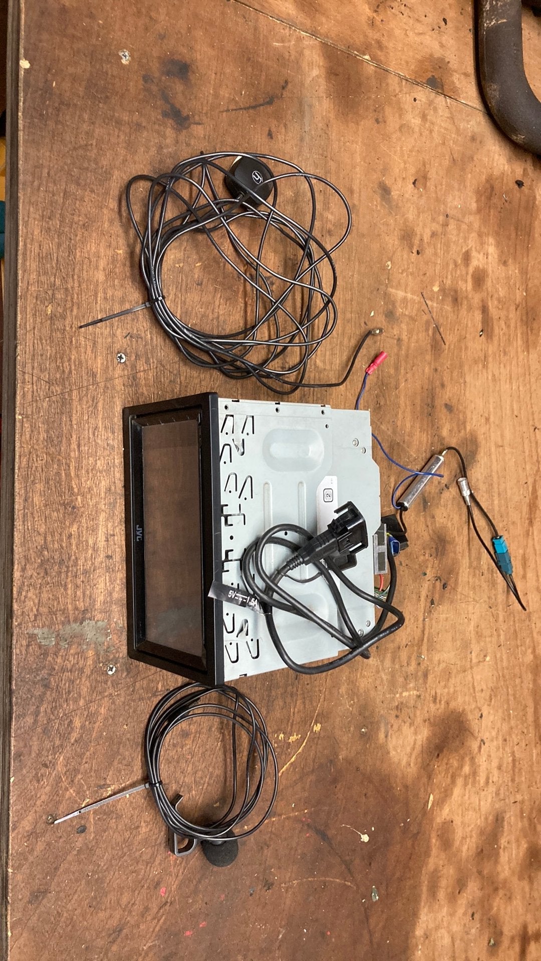 Jvc dubbel din radio, Auto diversen, Ophalen of Verzenden, Gebruikt