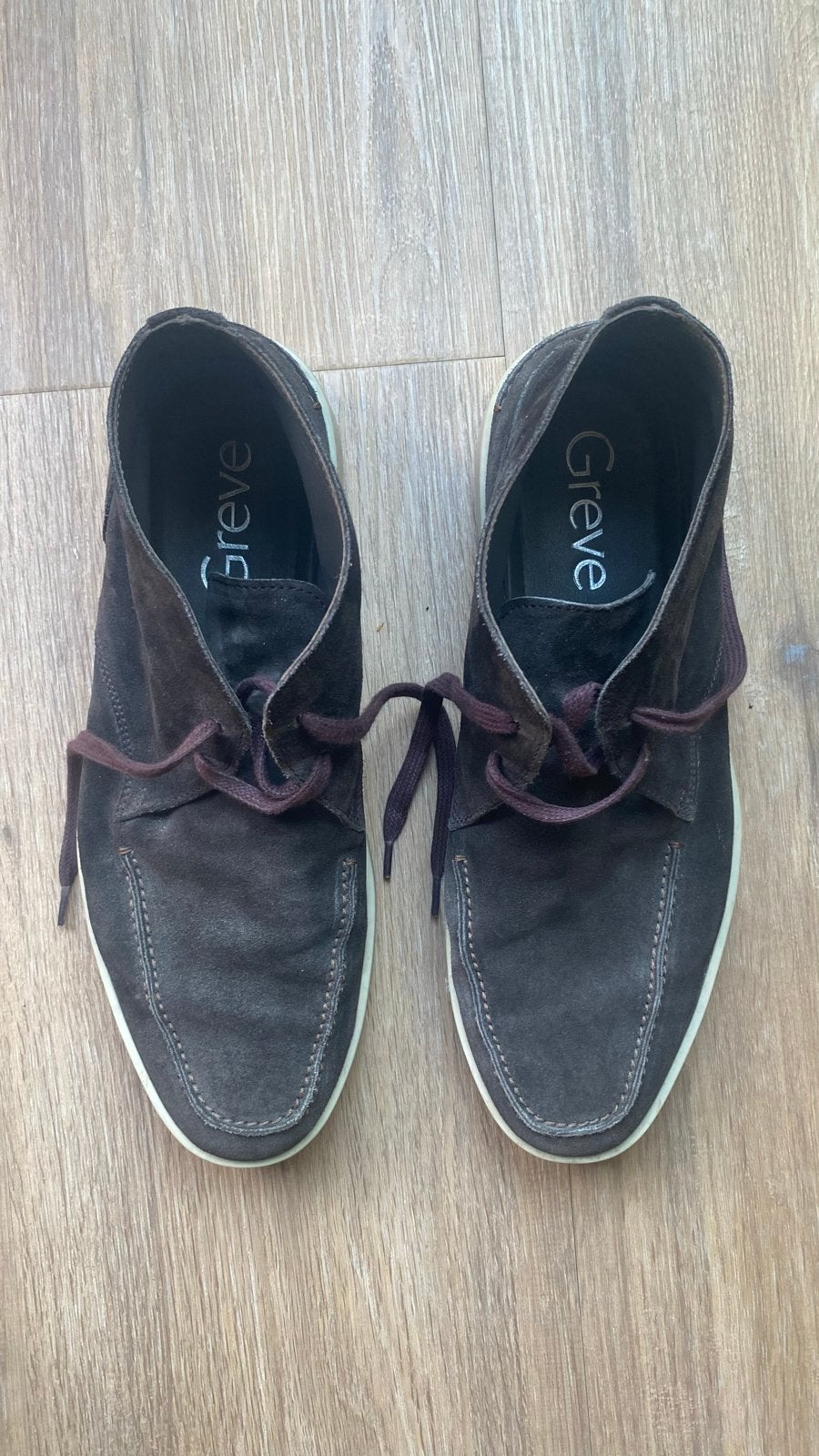 Greve sportieve suède veterschoenen - Maat 45, Kleding | Heren, Schoenen, Bruin, Ophalen of Verzenden, Gedragen, Veterschoenen
