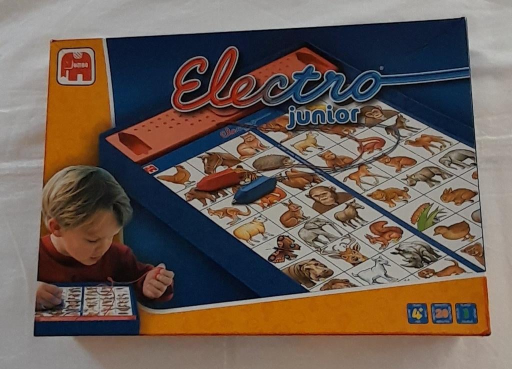 Electro Junior:, Hobby en Vrije tijd, Gezelschapsspellen | Bordspellen, Zo goed als nieuw, Ophalen of Verzenden