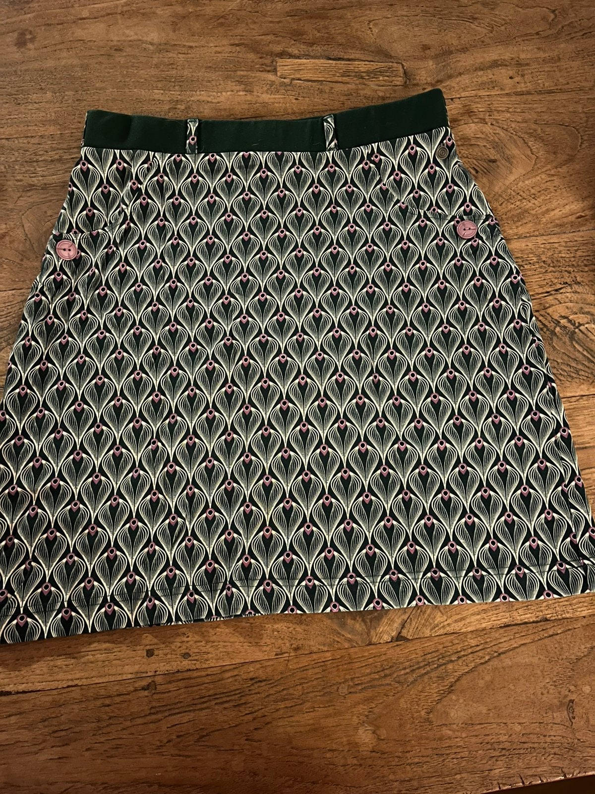 4funky flavours rok maat M groen, Zo goed als nieuw, Knielengte, Groen, Ophalen