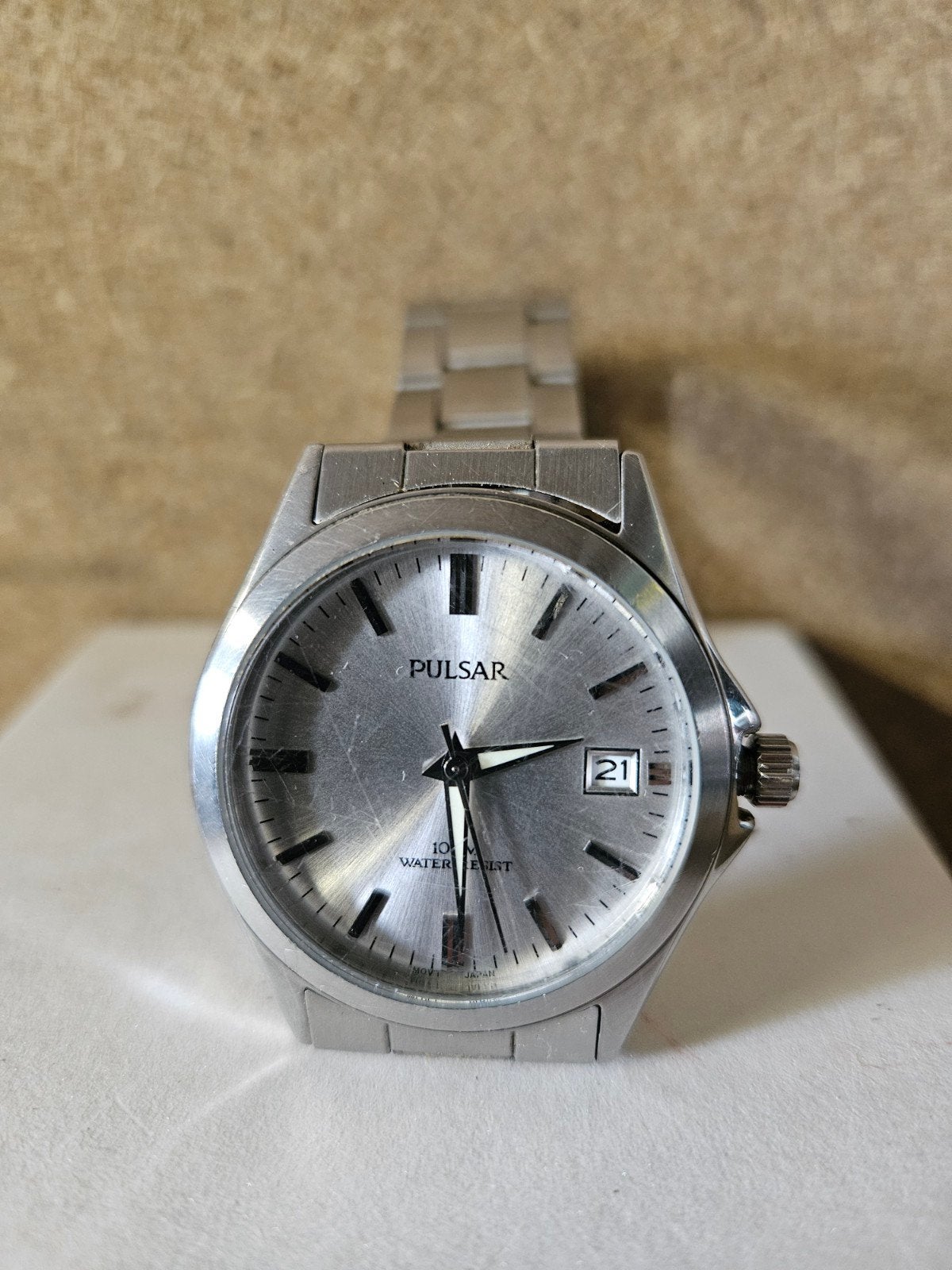 Pulsar Herenhorloge - Stijlvol en Duurzaam, Staal, Met bandje, Polshorloge, 1960 of later