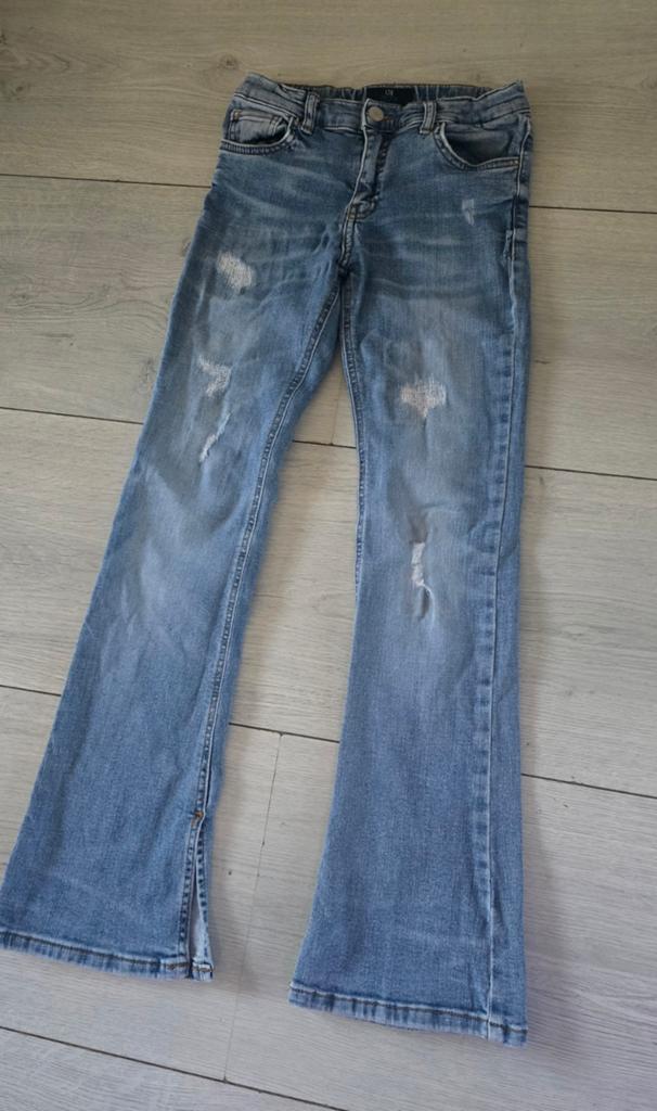 LTB Rosie Girls flared jeans met gaten mt 152, Ophalen of Verzenden, Gebruikt, LTB, Meisje