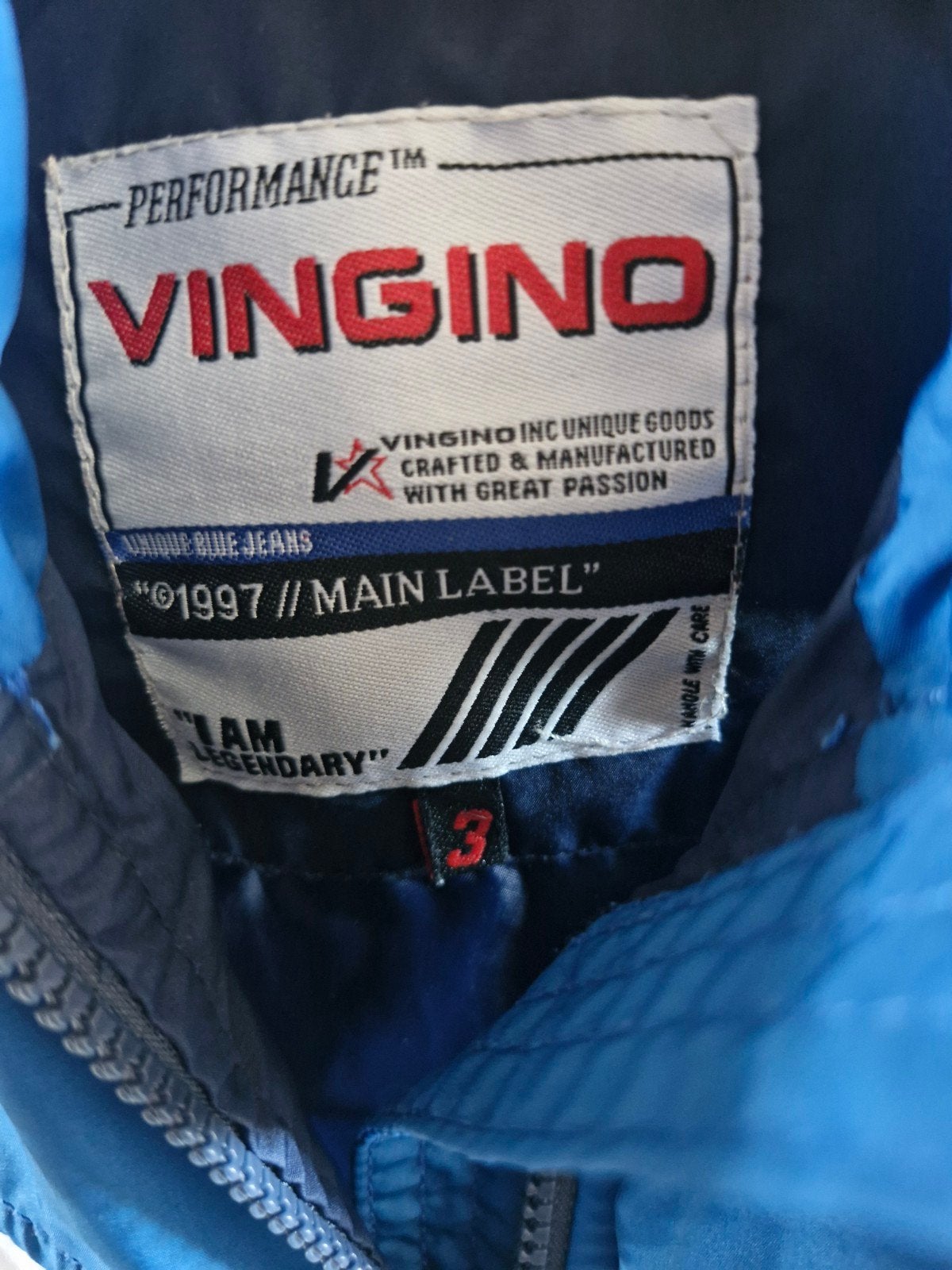 Zomer bodywarmer blauw van vingino maat 92-98, Onbekend, Ophalen of Verzenden, Zo goed als nieuw, Vingino