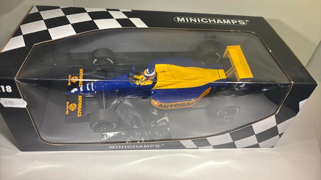 F1 Tyrrell ford 018 j.alese minichamps 1.18, Hobby en Vrije tijd, Modelauto's | 1:18, Ophalen of Verzenden, MiniChamps, A, A