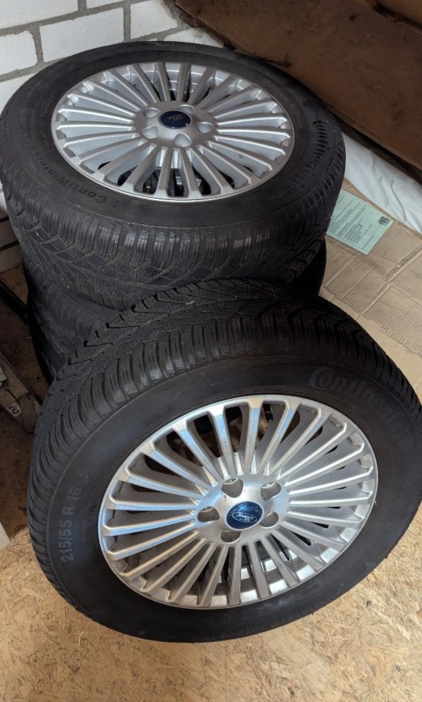 winterbanden Ford Mondeo, Auto-onderdelen, Ophalen, 215 mm, 16 inch, Banden en Velgen
