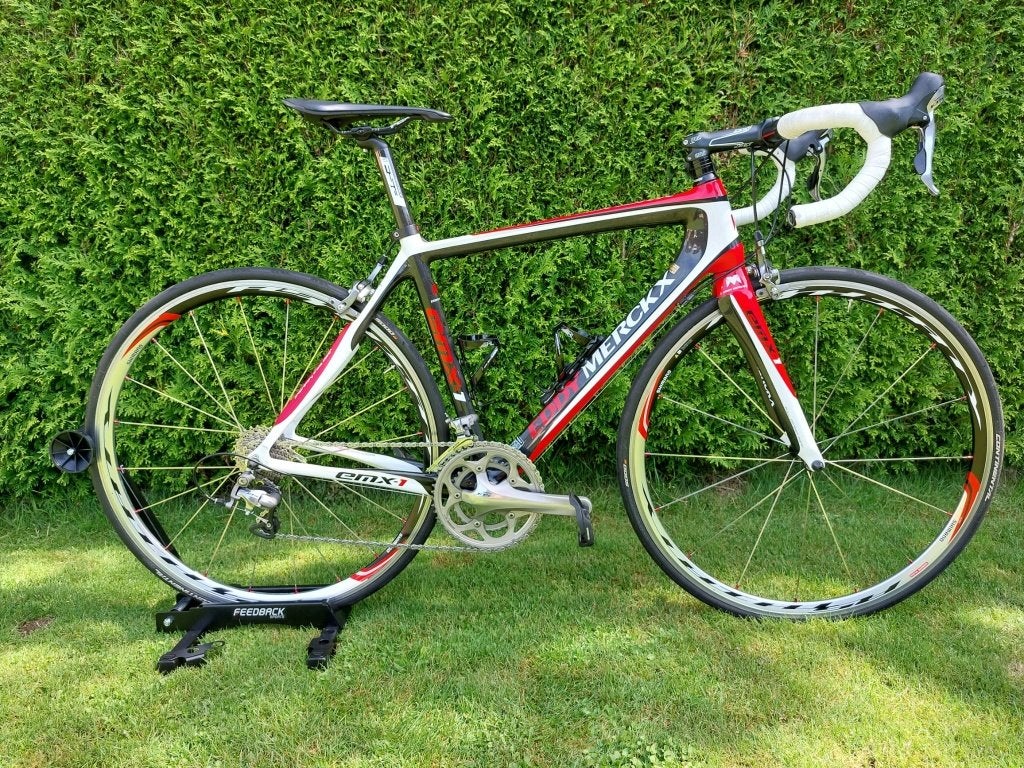 Eddy Merckx EMX-1 Full Carbon – maat 45, Fietsen en Brommers, 28 inch, Gebruikt, Carbon, Velgrem