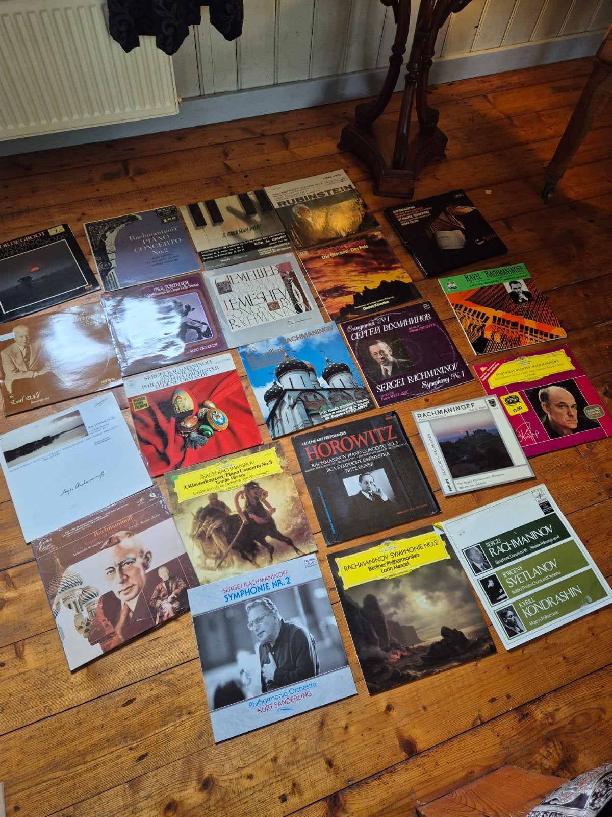partij rachmaninoff rachamninov vinyl 21 + box, Ophalen of Verzenden, Classicisme, 12 inch, Overige typen
