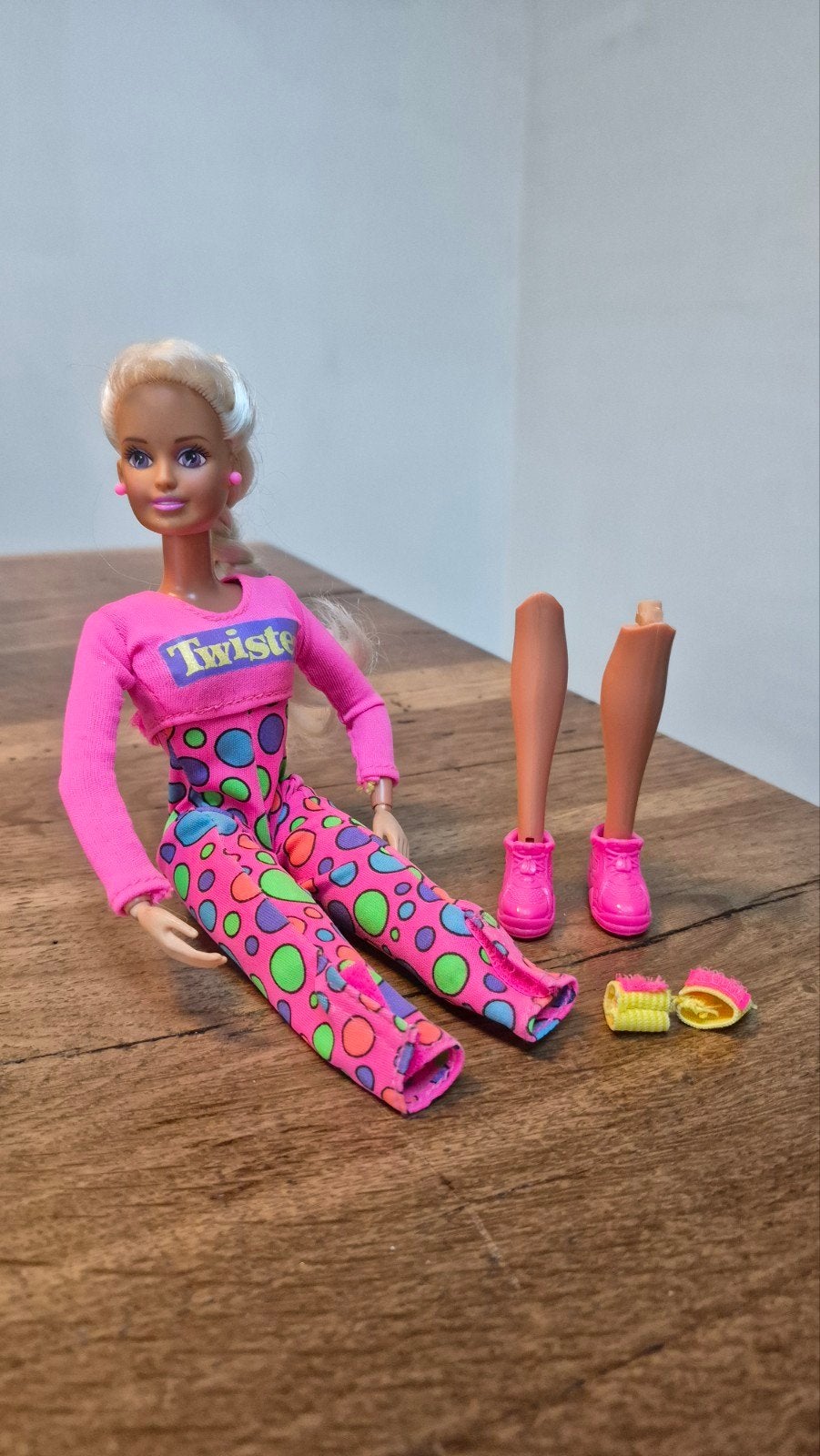 Vintage Sindy Twister Pop met Accessoires, Ophalen of Verzenden, Gebruikt, Pop