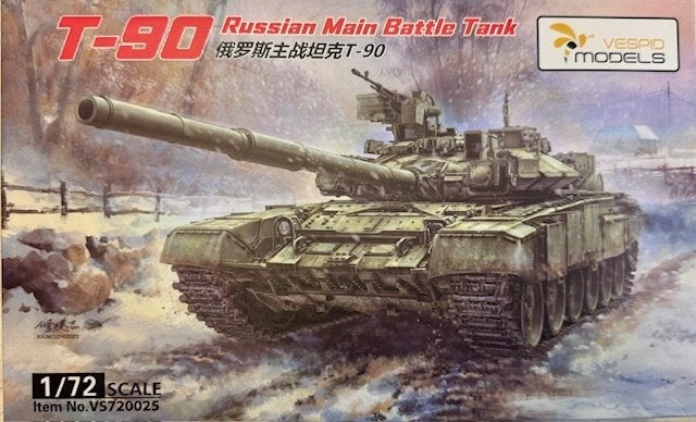 Coelianmodels, Vespid 720025, T-90, 1/72, € 25,99, Overige merken, Nieuw, Ophalen of Verzenden, Tank