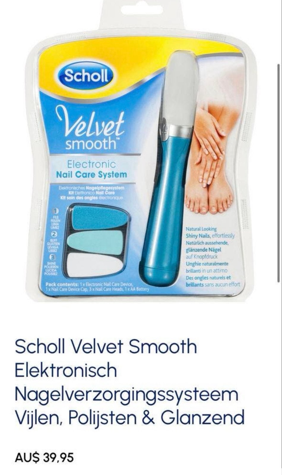 Scholl Elektronisch Nagelverzorgingssysteem, Ophalen of Verzenden, Overige typen