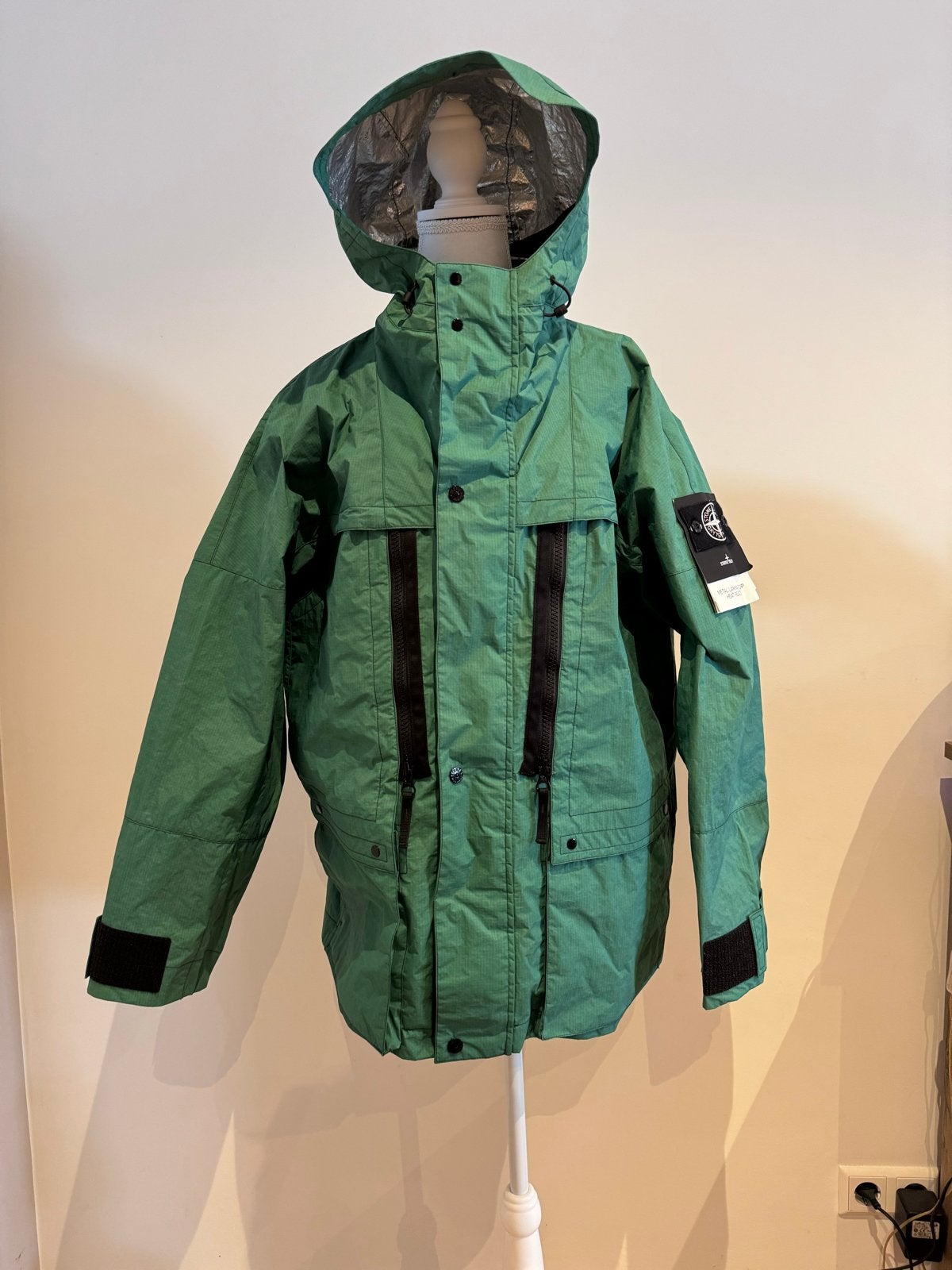 Stone Island Metal Lamina Ripstop Heat Reactive Jas, Ophalen of Verzenden, Nieuw, Maat 52/54 (L), Groen