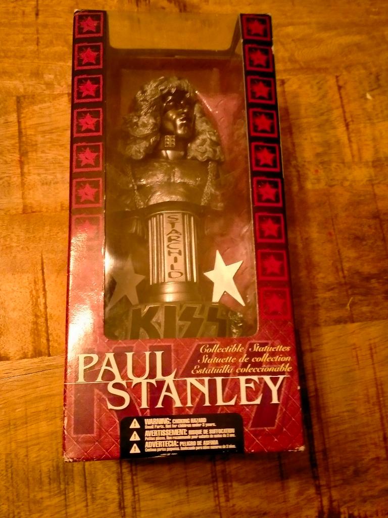Kiss Paul Stanley Starchild McFarlane Toys buste zilver RARE, Ophalen of Verzenden, Zo goed als nieuw, Pop, Beeldje of Miniatuur
