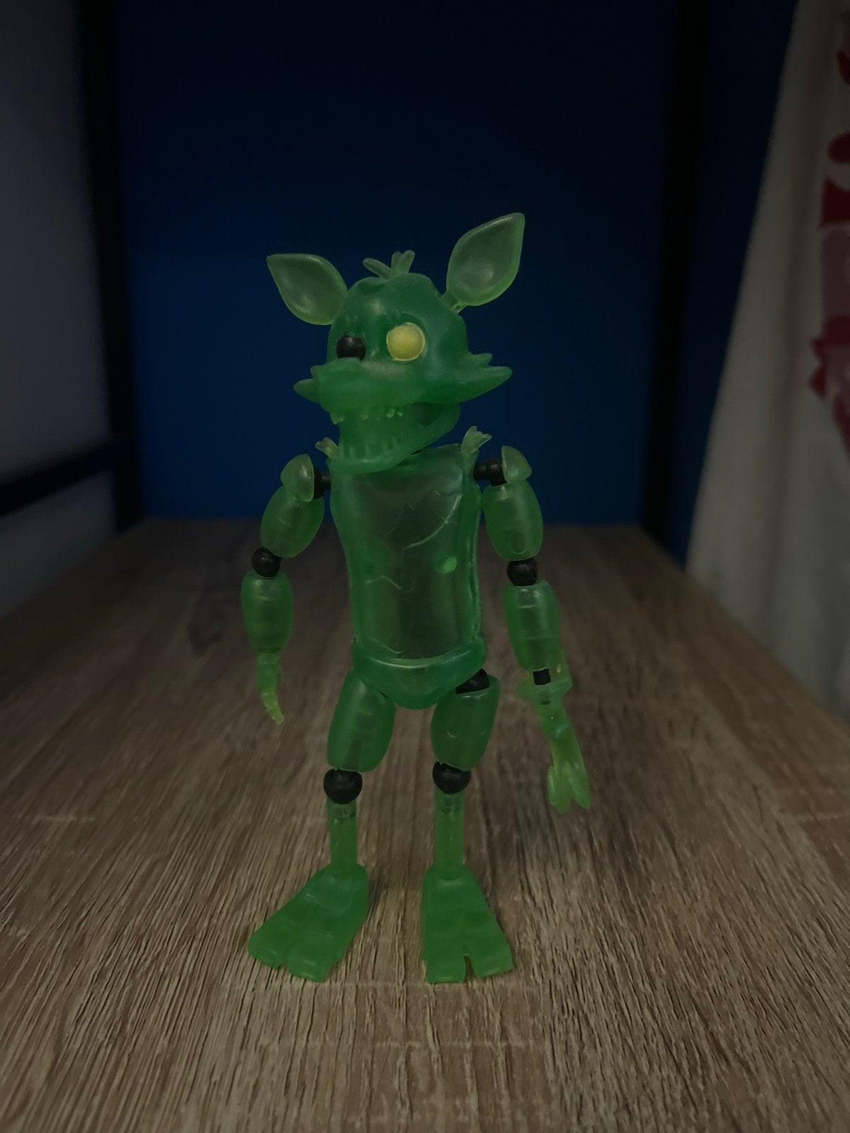 FNAF Glow-in-the-Dark Foxy Actiefiguur, Ophalen of Verzenden, Zo goed als nieuw