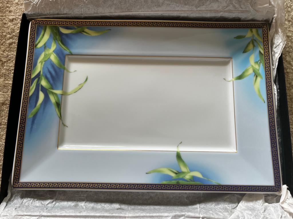 Versace schaal, 28x20cm, nieuw in doos, Nieuw, Ophalen of Verzenden, Schaal of Schalen, Overige stijlen