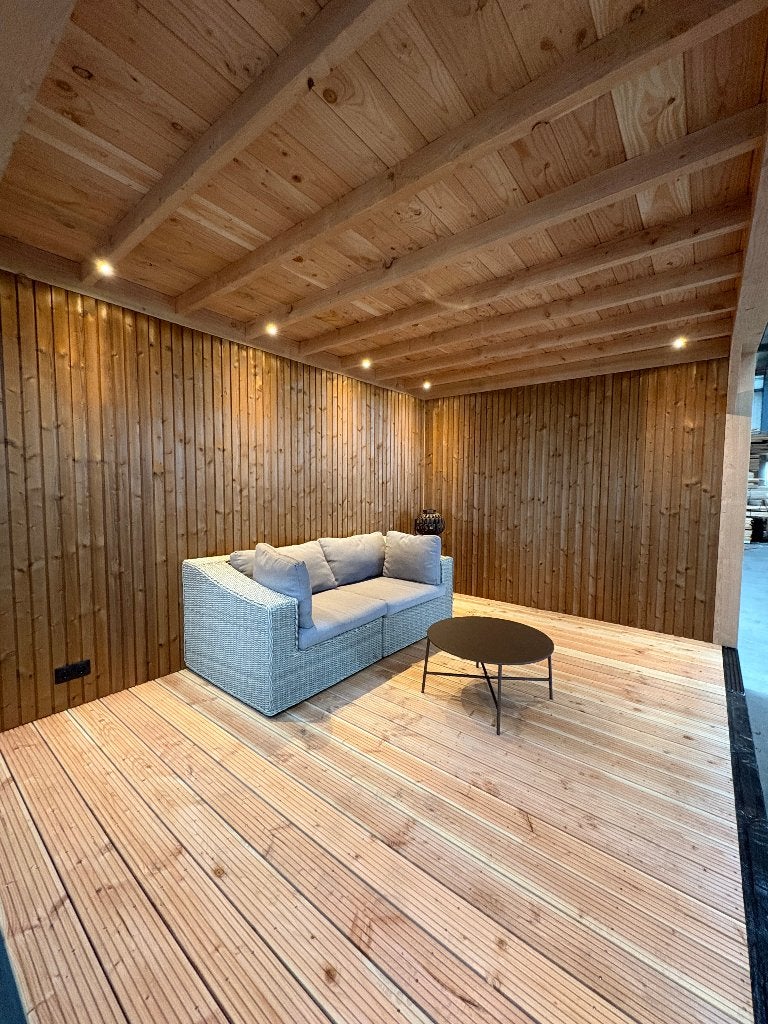 Nieuw : Luxe prefab overkapping., Tuin en Terras, Ophalen, 200 tot 400 cm, 250 tot 500 cm, Overige typen