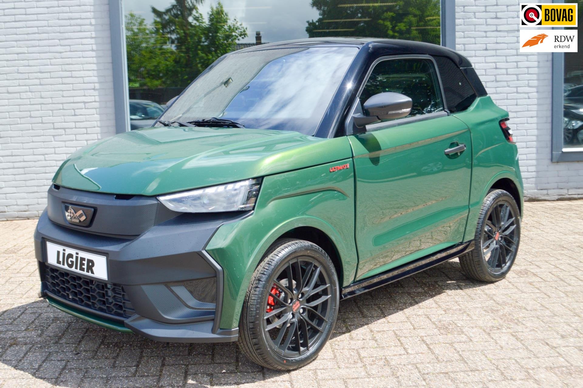 Ligier JS50 EV Ultimate | Elektrisch | Stuurbekrachtiging |, Dealer onderhouden, 8 pk, Zwart, Overige carrosserieën