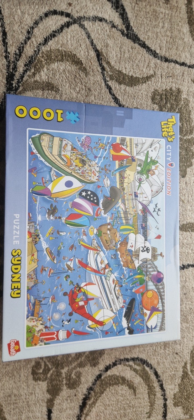That's Life City Edition Sydney 1000 stukjes puzzel, Ophalen, 500 t/m 1500 stukjes, Gebruikt, Legpuzzel