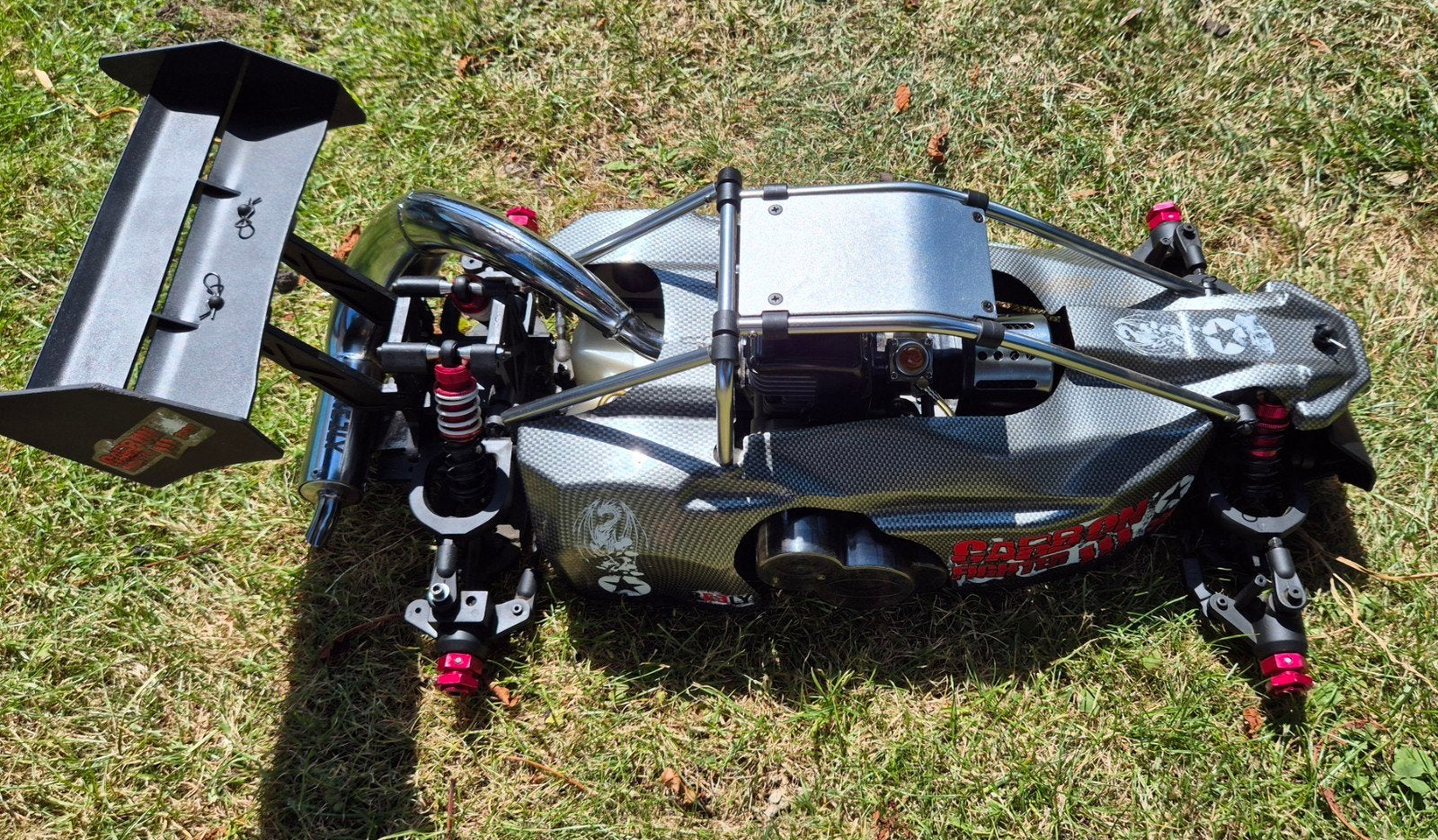 Reely Carbon Fighter 3 30cc, Benzine, Gebruikt, Auto offroad, Ophalen of Verzenden