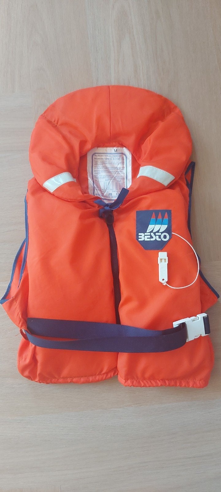 Besco Racingbelt Special Reddingsvest M 60-80kg Oranje, Ophalen of Verzenden, Gebruikt, Dame of Heer, Reddingsvest of Zwemvest