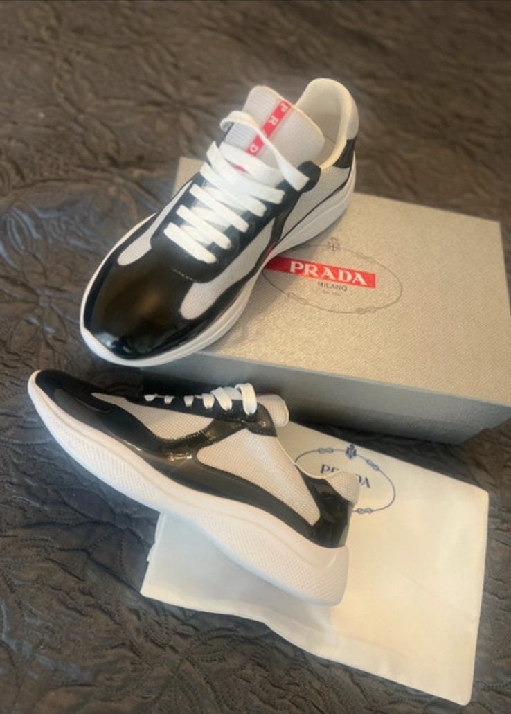 Prada cup zwart wit (maat: 44), Kleding | Heren, Schoenen, Zwart, Nieuw, Ophalen of Verzenden, Sneakers of Gympen