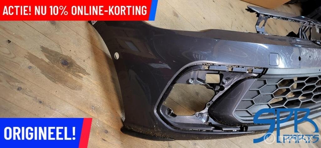 VOORBUMPER VW POLO 2G FACELIFT GTI 2GS807221H GRILLE Spoiler, Gebruikt, Volkswagen, Ophalen of Verzenden, Volkswagen