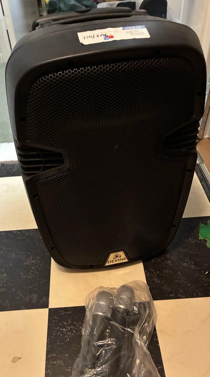 Devine NORDU 12A MKII Draagbare luidspreker met microfoon, Ophalen of Verzenden, Zo goed als nieuw