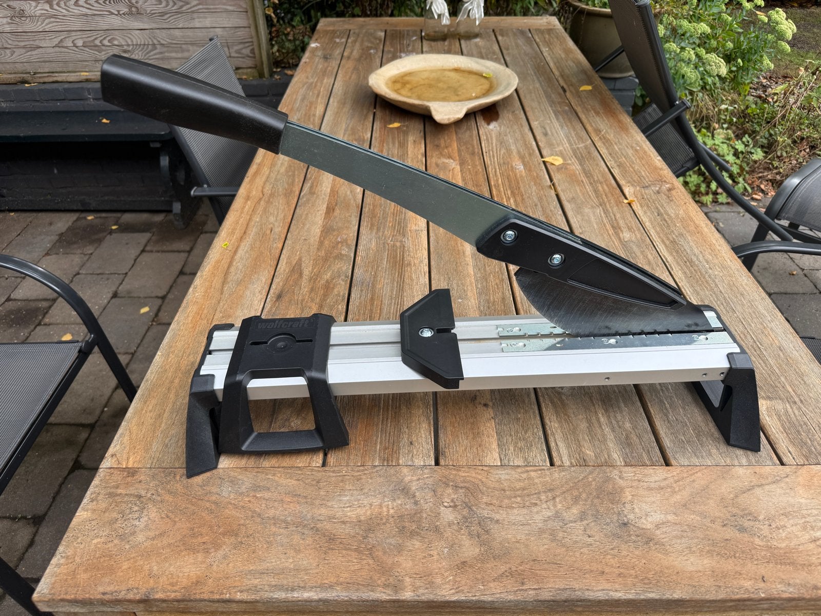 Wolfcraft laminaatsnijder VLC 800, Doe-het-zelf en Verbouw, Gereedschap | Handgereedschap, Ophalen of Verzenden, Zo goed als nieuw