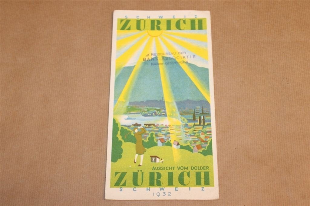 Zeldzame oude reisbrochure - Zürich - 1932 !!, Ophalen of Verzenden, Zo goed als nieuw, Europa