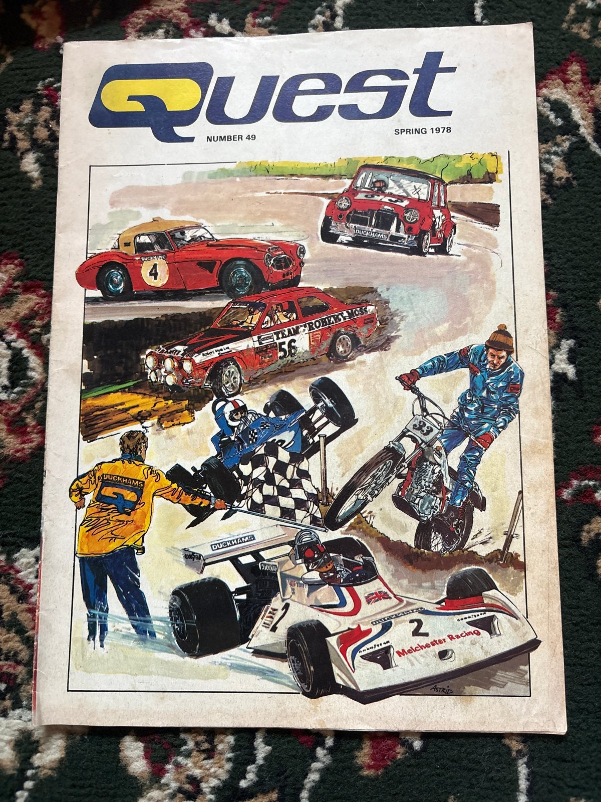 Quest Magazine Nummer 49 - Lente 1978 Autosport, Ophalen of Verzenden, Gelezen, Sport en Vrije tijd