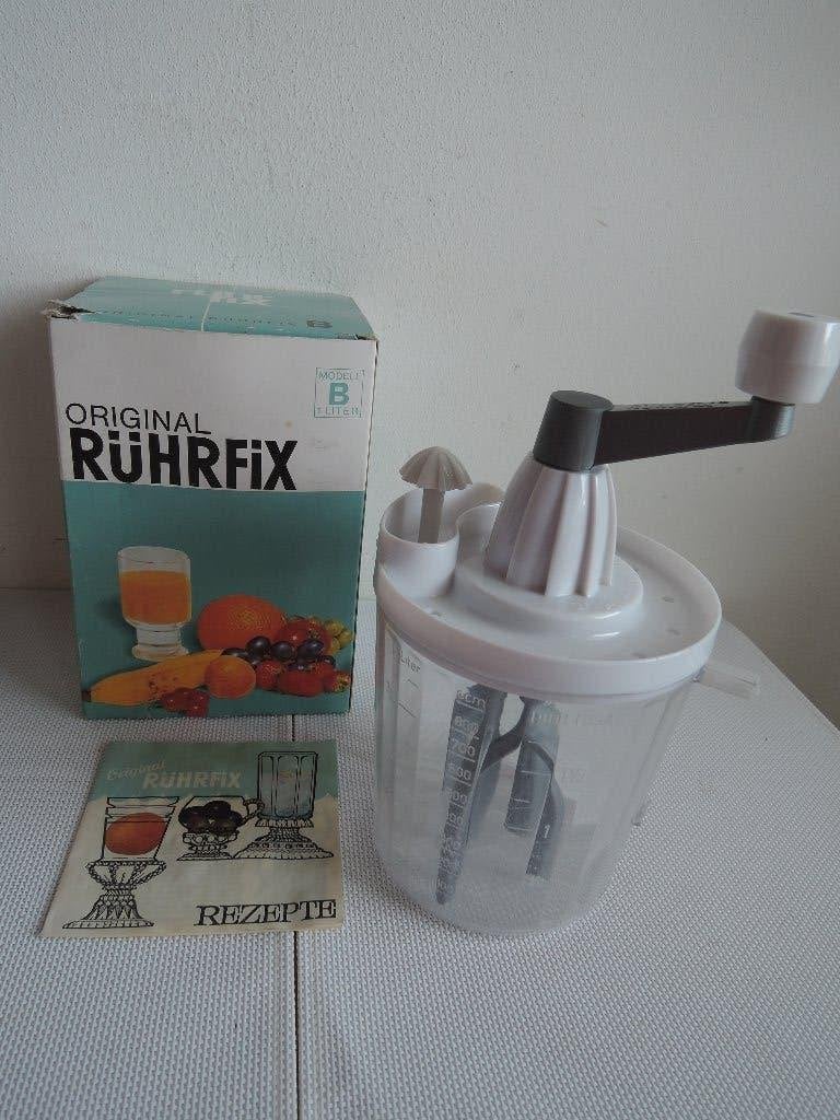 Witte Ruhrfix handmixer in gebruikte staat, Kunststof, Ophalen of Verzenden, Wit, Overige merken