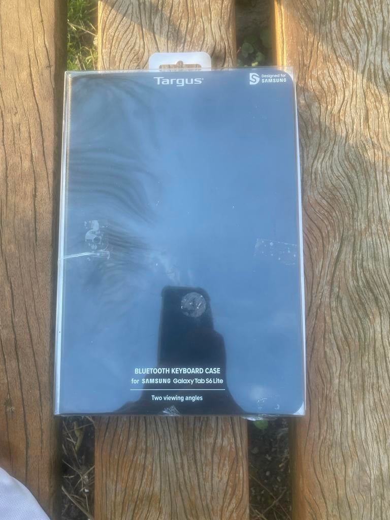 Nieuw Targus Bluetooth toetsenbord hoes Samsung Tab S6 Lite, Ophalen of Verzenden, Nieuw, 10 inch, Bescherming voor- en achterkant