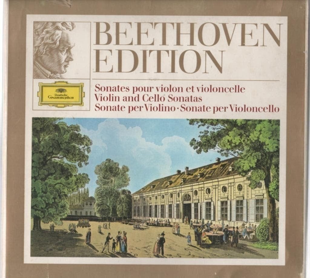 Beethoven Violin And Cello Sonatas 8 LP BOX, Kamermuziek, Ophalen of Verzenden, Zo goed als nieuw, 12 inch