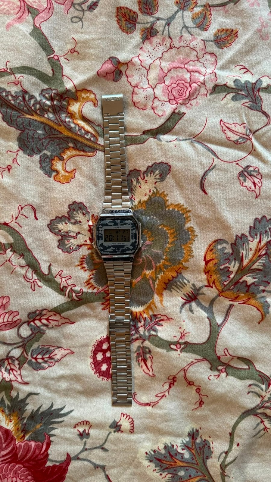Casio Vintage Horloge, Casio, Gebruikt, Staal, Polshorloge
