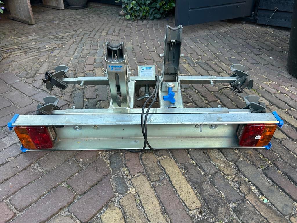 Twinnyload fietsendrager voor 2 fietsen, Auto diversen, Fietsendragers, Gebruikt, Trekhaakdrager, 2 fietsen, Ophalen